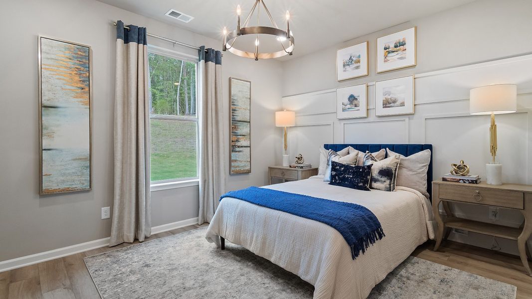 Furnished interior view inside a new home in Cambria at Traditions, Hampton (Image 20).
