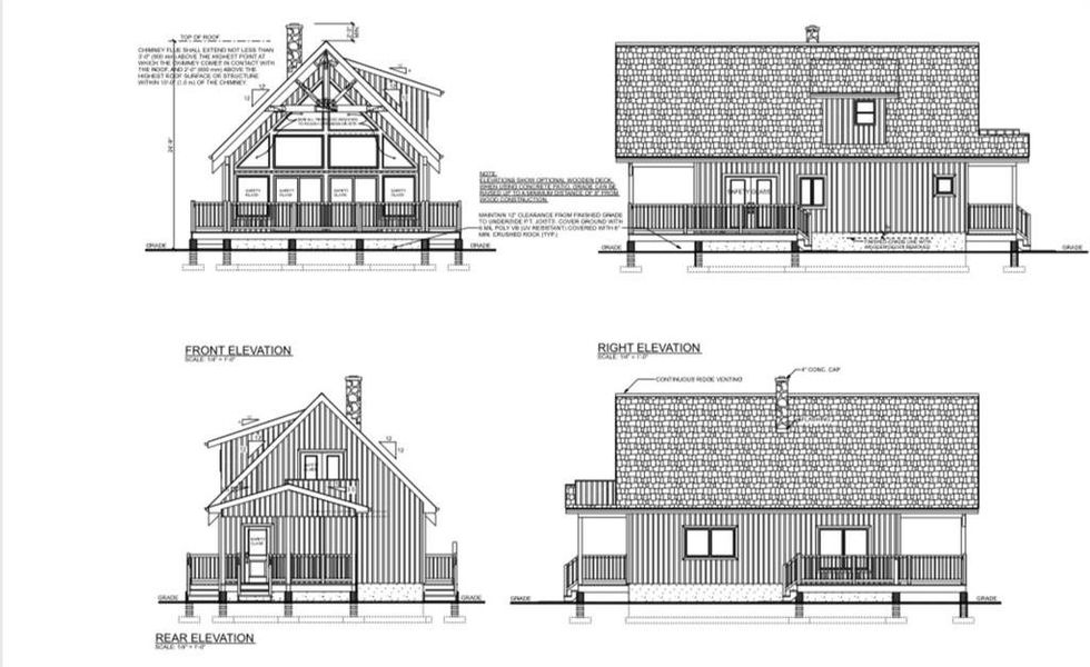 Exterior rendering of this home design in , Elberton, GA (Image 3).