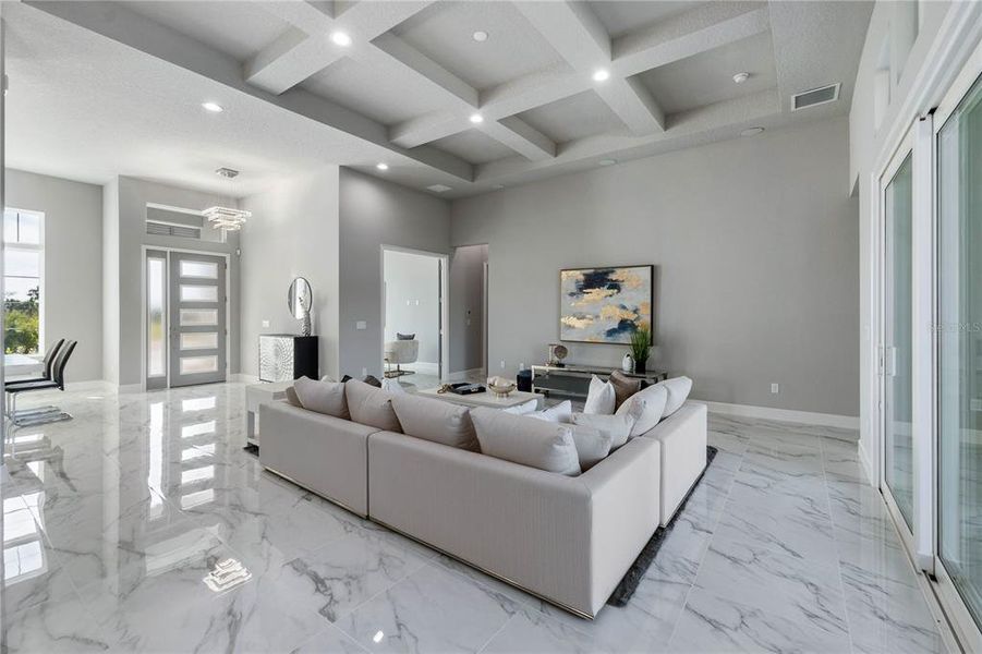 Furnished interior view inside a new home in Veranda Bay, Flagler Beach (Image 5). Furnished interior view inside a new home in Veranda Bay, Flagler Beach (Image 5).