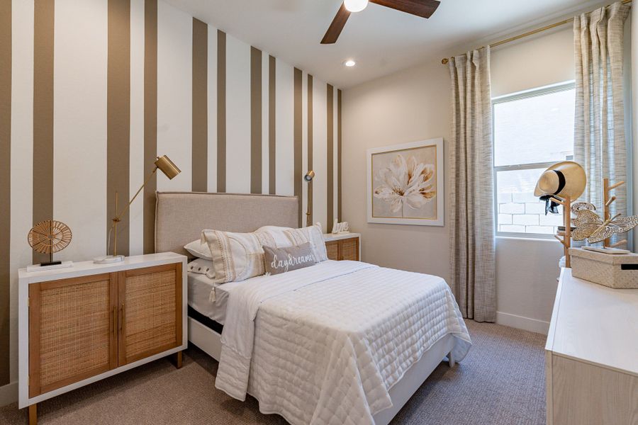 Representative furnished interior of a home built from the Hacienda Series - Cinnabar by Brightland Homes in Canyon Views - Hacienda, Litchfield Park (Image 31).