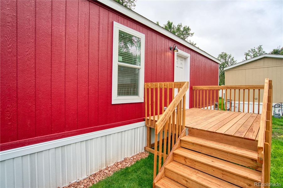 Exterior details and patio area of a home in , Fort Collins (Image 1). Exterior details and patio area of a home in , Fort Collins (Image 1).
