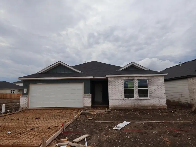 In-progress construction of a new home in Willow Springs, Buda, TX (Image 4).