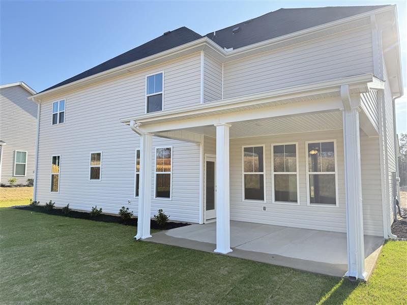 Exterior details and patio area of a home in Windsor, North Augusta (Image 3). Exterior details and patio area of a home in Windsor, North Augusta (Image 3).