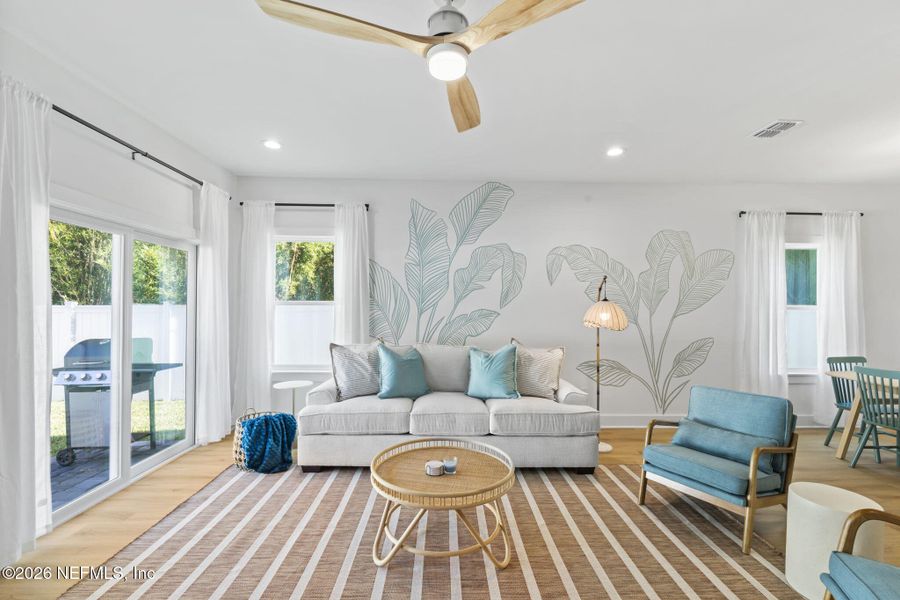 Furnished interior view inside a new home in , Jacksonville Beach (Image 38).