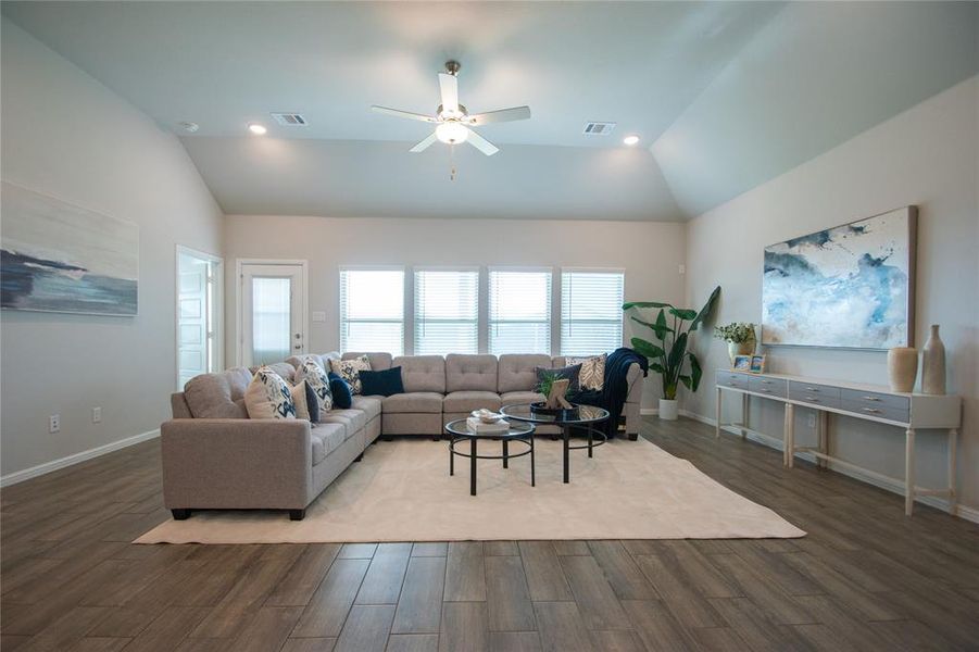 Main Floor Living -open floorplan with natural light Main Floor Living -open floorplan with natural light