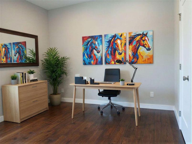 Furnished interior view inside a new home in , Fort Worth (Image 7).