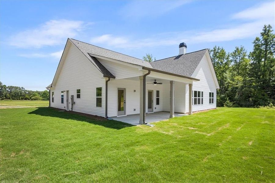 Exterior details and patio area of a home in , Rockmart (Image 23).