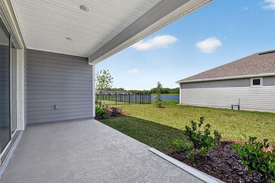 Exterior details and patio area of a home in Colbert Landings, Palm Coast (Image 20).