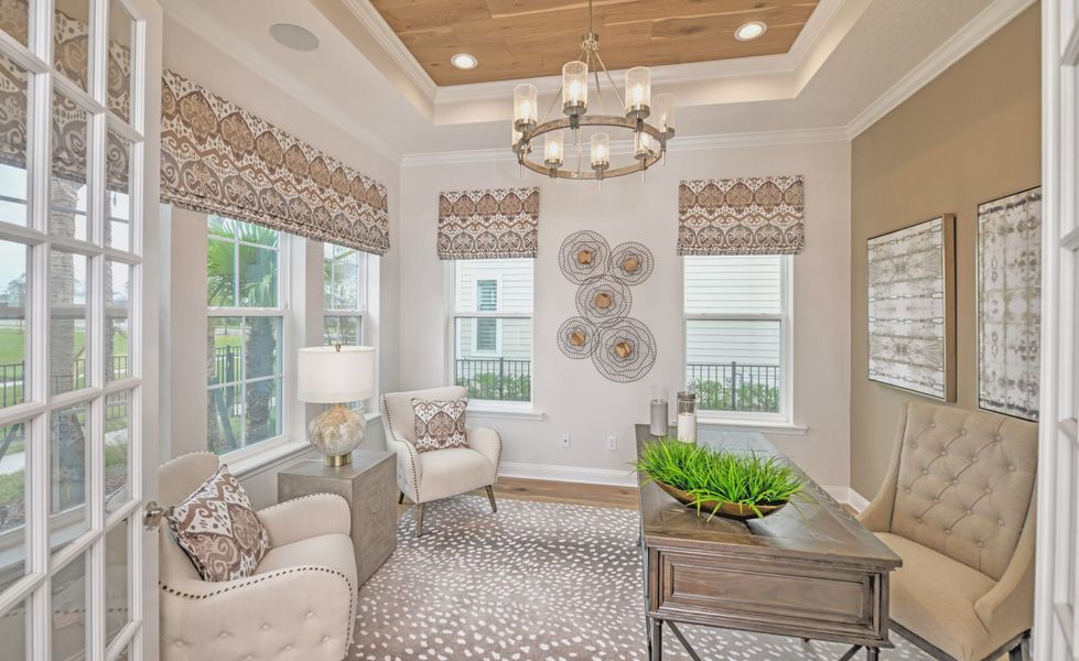 Furnished interior view inside a new home in Seven Pines, Jacksonville (Image 23).