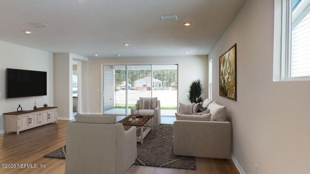 Furnished interior view inside a new home in RiverTown, St. Johns (Image 13).