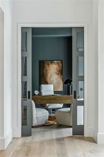 Furnished interior view inside a new home in , Atlanta (Image 39).