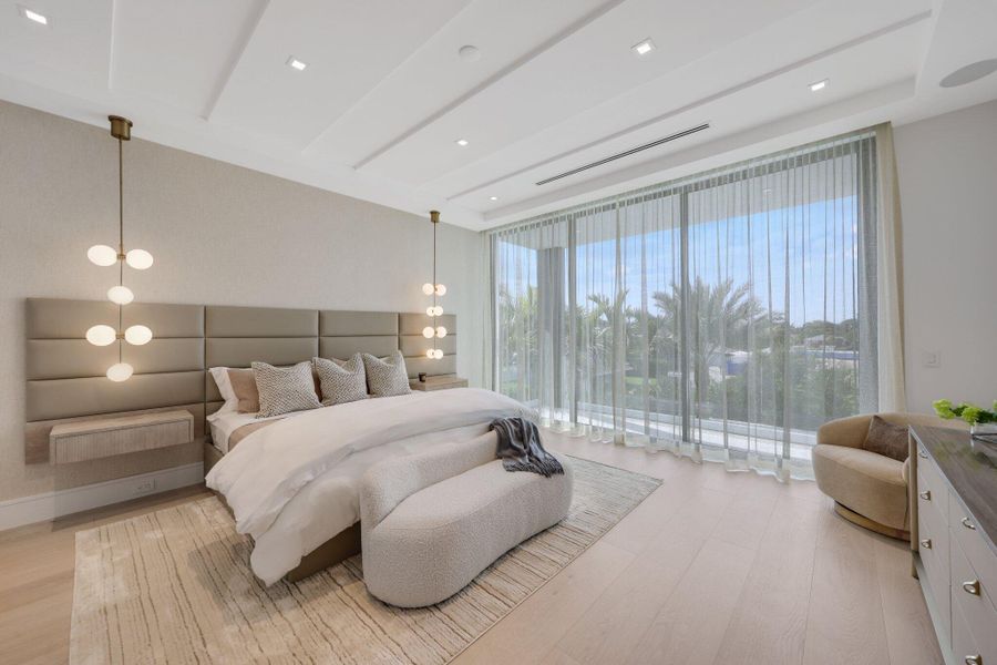 Furnished interior view inside a new home in , Delray Beach (Image 32).