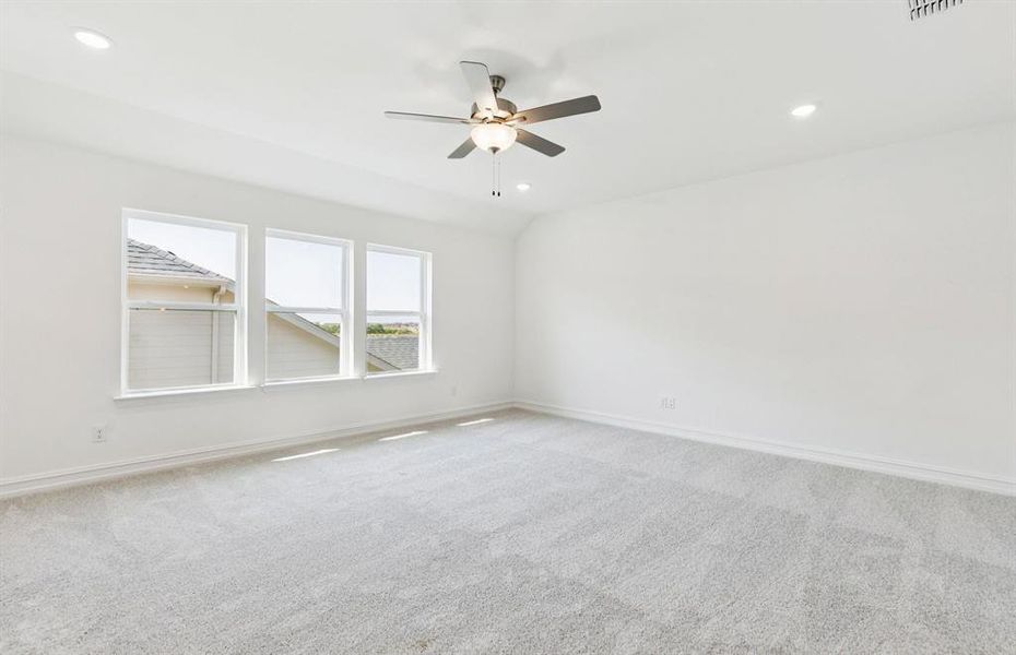 Game room on second floor Game room on second floor