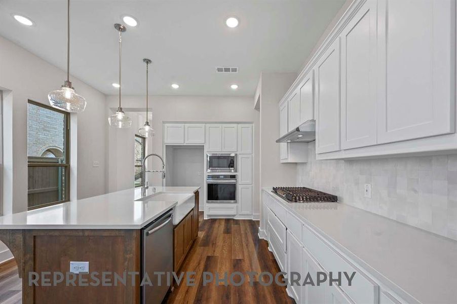Furnished interior view inside a new home in Wellington, Haslet (Image 5).