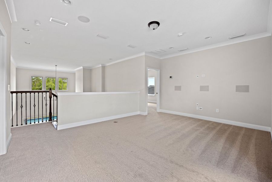 Representative unfurnished interior of a home built from the Walton by Riverside Homes in Mariposa at EverRange, Jacksonville (Image 64).
