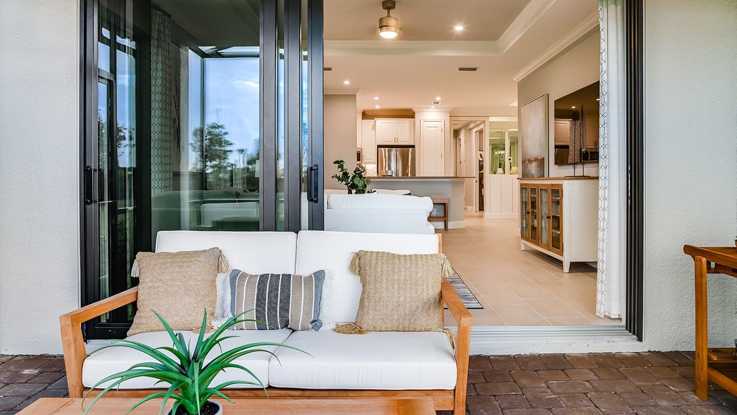 Representative furnished interior of a home built from the Ibis by Taylor Morrison in Esplanade at Azario Lakewood Ranch, Lakewood Ranch (Image 5).
