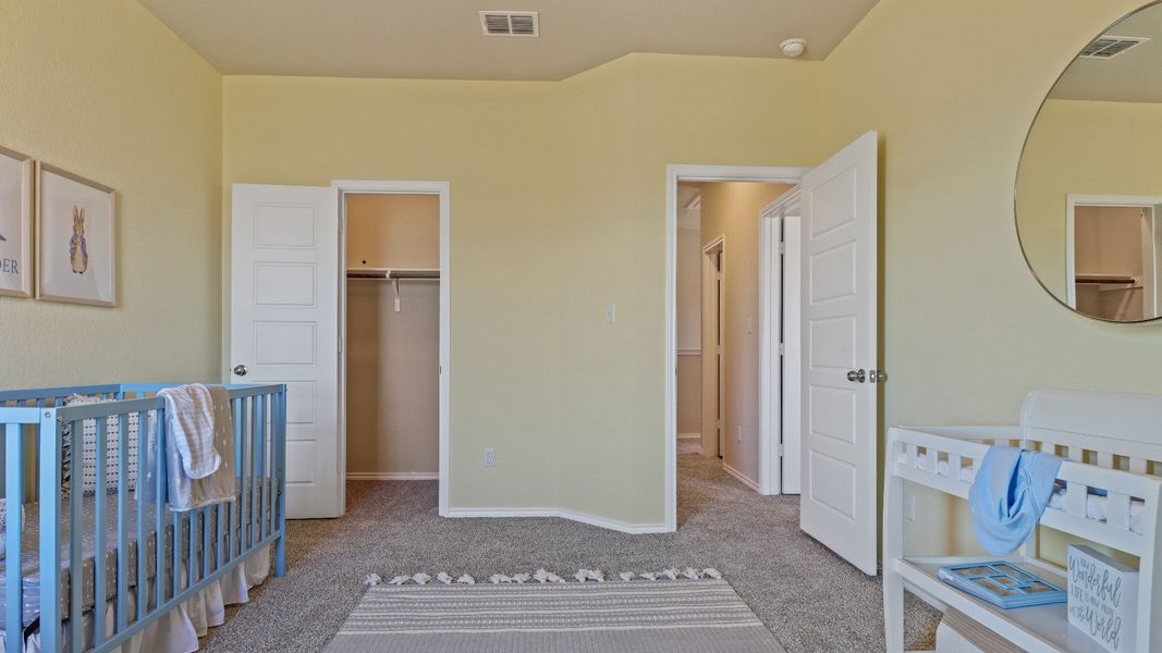 Furnished interior view inside a new home in Somerset Trails, San Antonio (Image 24). Furnished interior view inside a new home in Somerset Trails, San Antonio (Image 24).