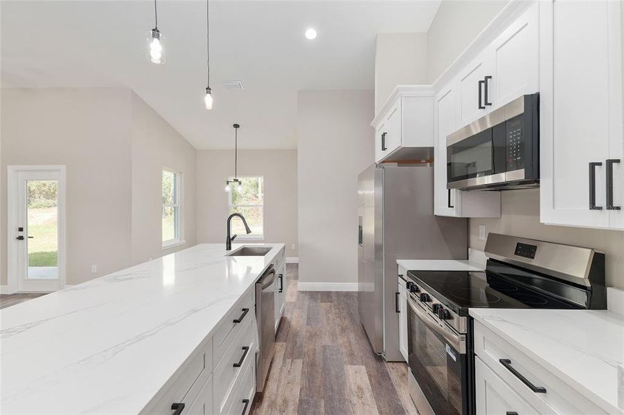Furnished interior view inside a new home in , Citrus Springs (Image 9).