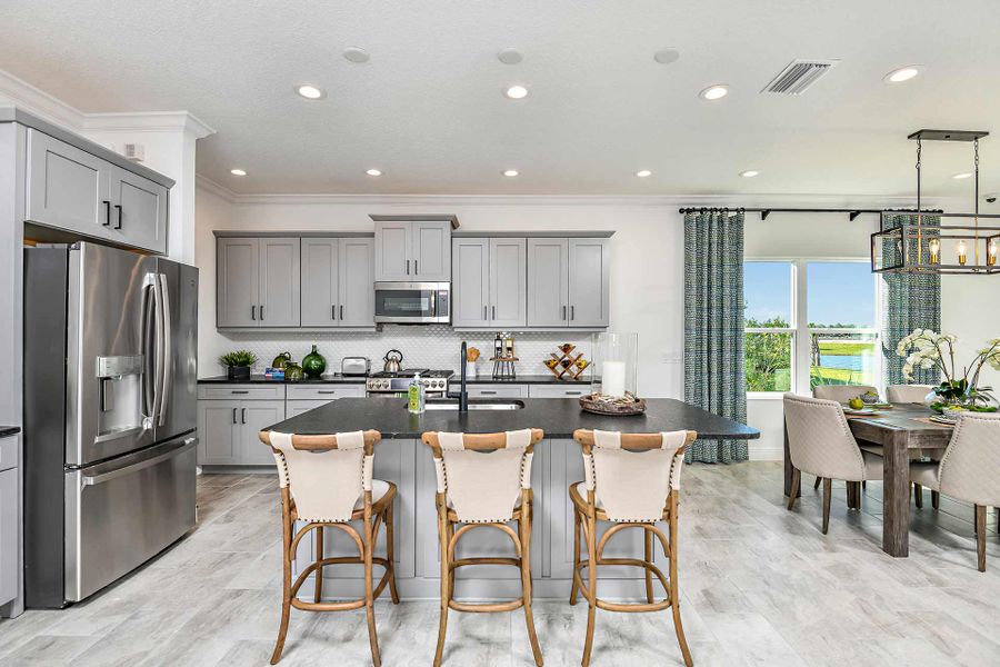 Furnished interior view inside a new home in Windward, Lakewood Ranch (Image 8).