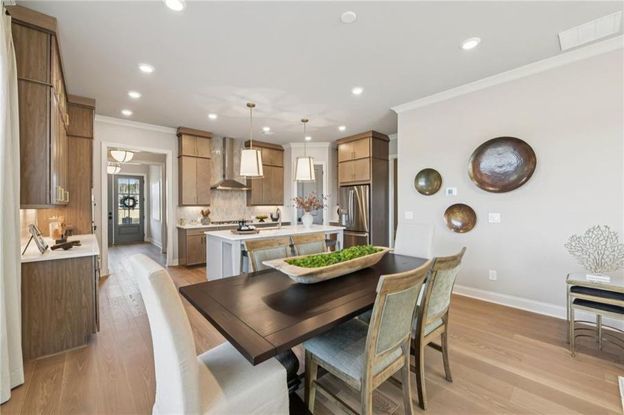 Furnished interior view inside a new home in Palisades Single Family, Cumming (Image 15).