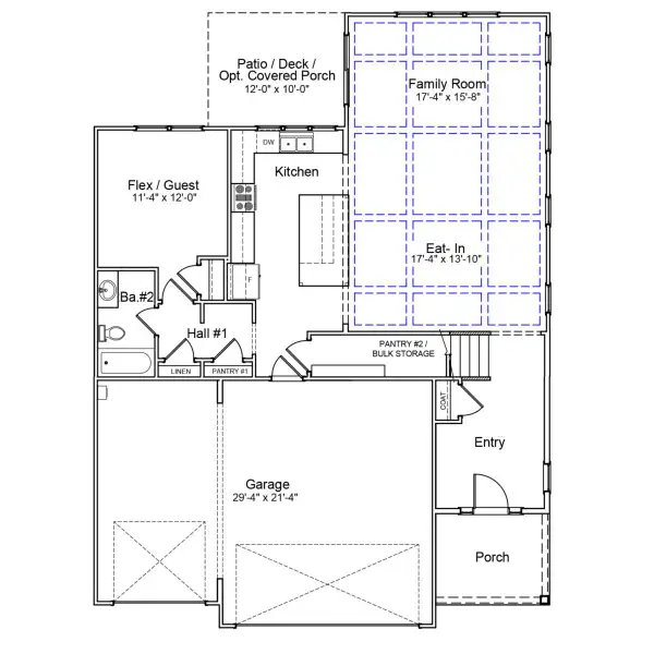 2D floor plan layout of this home in Parris Meadows, Chesnee, SC (Image 3). 2D floor plan layout of this home in Parris Meadows, Chesnee, SC (Image 3).