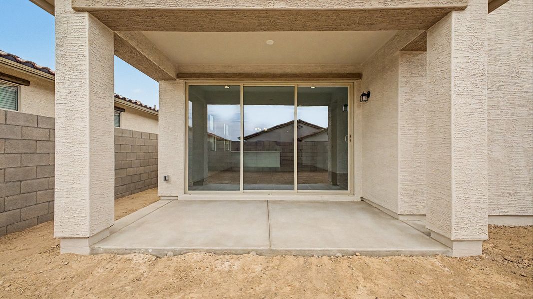 Larkspur Home Plan - Back Patio Larkspur Home Plan - Back Patio