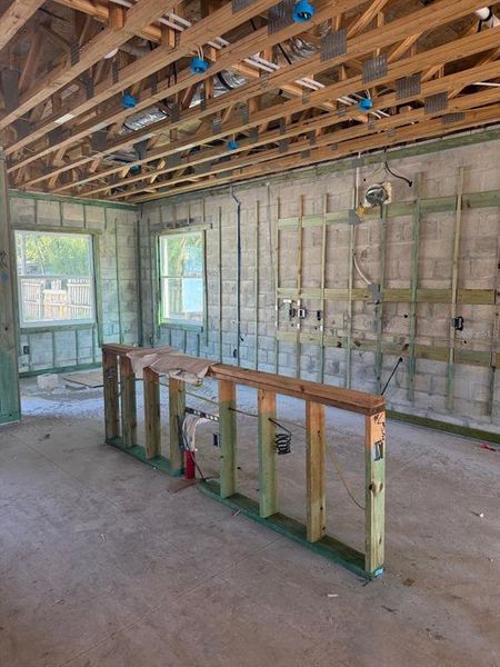 In-progress construction of a new home in , Tampa, FL (Image 4).