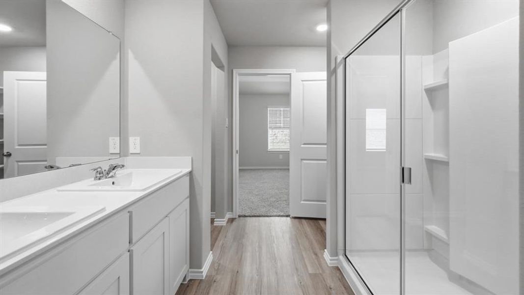 Furnished interior view inside a new home in Rock Creek West, Fort Worth (Image 9).