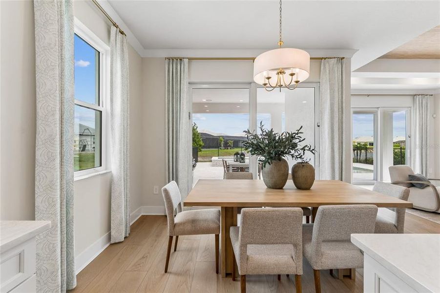 Furnished interior view inside a new home in Cassata Lakes, Nokomis (Image 12).