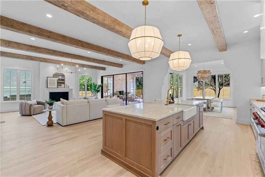 Furnished interior view inside a new home in , Atlanta (Image 10).