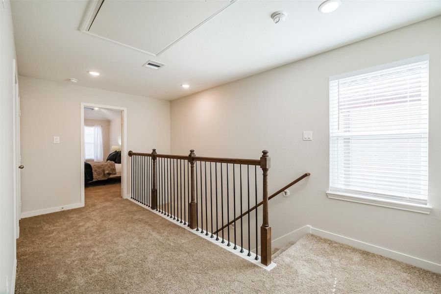 Photos are sample images from a previously built home with the same floor plan. Finishes and fixtures in the current home have been upgraded and may vary.