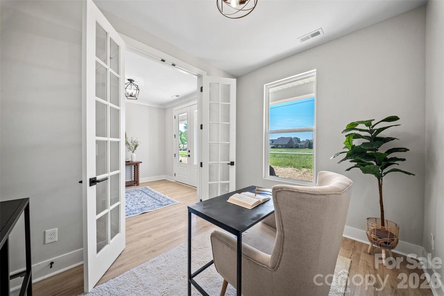 Furnished interior view inside a new home in , Concord (Image 14).