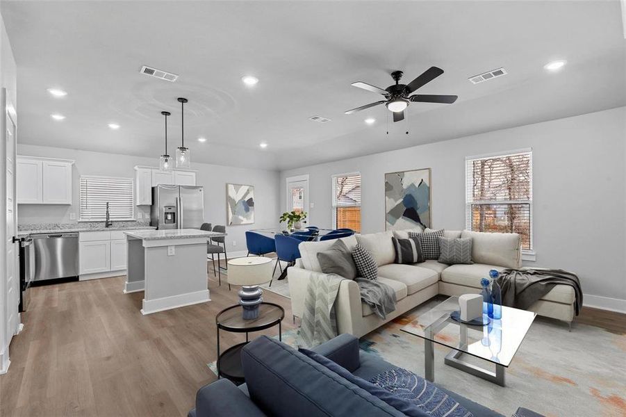 Furnished interior view inside a new home in , Tolar (Image 7). Furnished interior view inside a new home in , Tolar (Image 7).