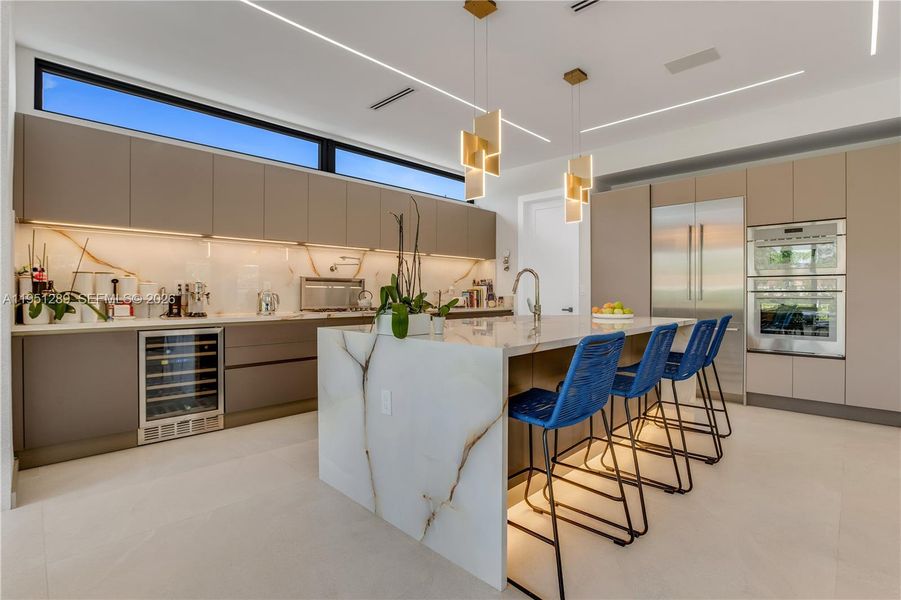 Furnished interior view inside a new home in , Surfside (Image 33).