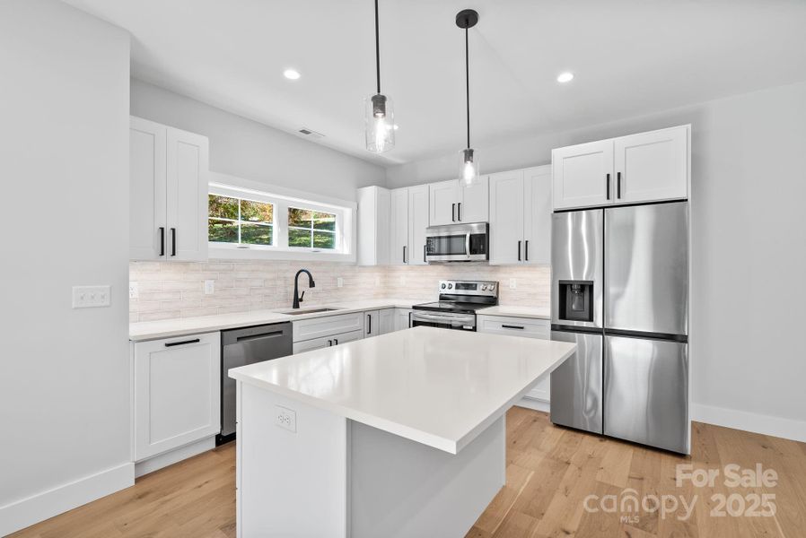 Furnished interior view inside a new home in , Weaverville (Image 11).