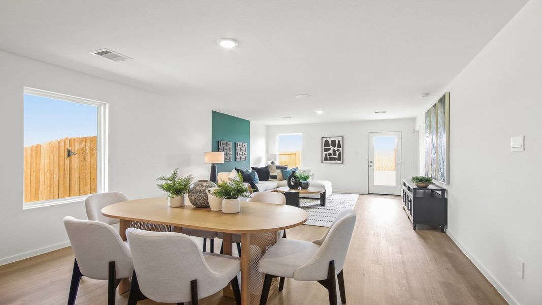 Representative furnished interior of a home built from the Barton by D.R. Horton in Sunset Valley, Hockley (Image 9).