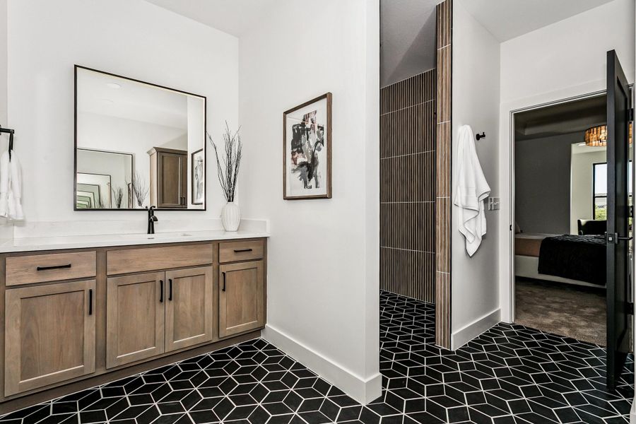 Representative furnished interior of a home built from the Casina by Perfection Builders in The Courtyards at The Heritage, Andover (Image 7).