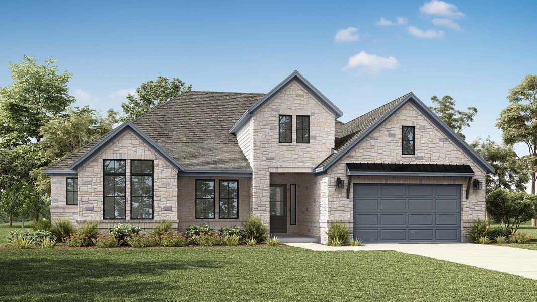 Representative exterior photo of a completed home built from the Aurelia by Tri Pointe Homes in Noven, Leander, TX (Image 24). Representative exterior photo of a completed home built from the Aurelia by Tri Pointe Homes in Noven, Leander, TX (Image 24).