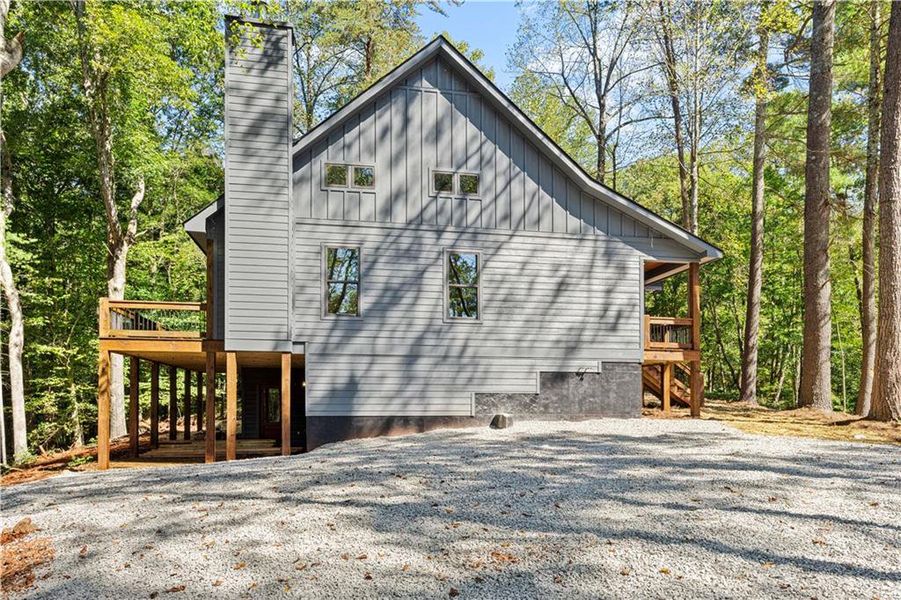 Exterior details and patio area of a home in , Ellijay (Image 18). Exterior details and patio area of a home in , Ellijay (Image 18).