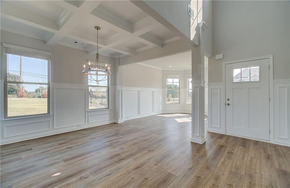 Spacious, unfurnished interior of a new home in Grandview at Millers Mill, Stockbridge (Image 16). Spacious, unfurnished interior of a new home in Grandview at Millers Mill, Stockbridge (Image 16).
