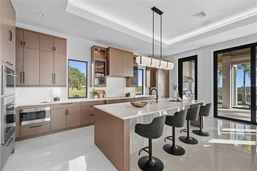 Furnished interior view inside a new home in , Montverde (Image 10).