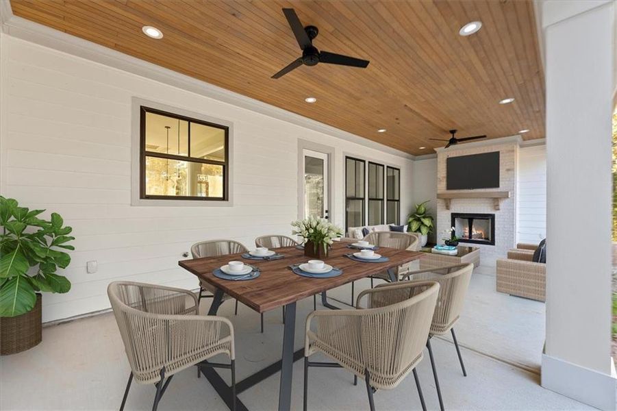 Furnished interior view inside a new home in , Eatonton (Image 12). Furnished interior view inside a new home in , Eatonton (Image 12).