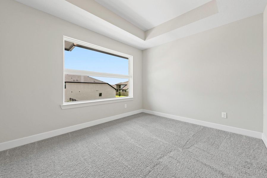 Spacious, unfurnished interior of a new home in Bridgeland, Cypress (Image 24).