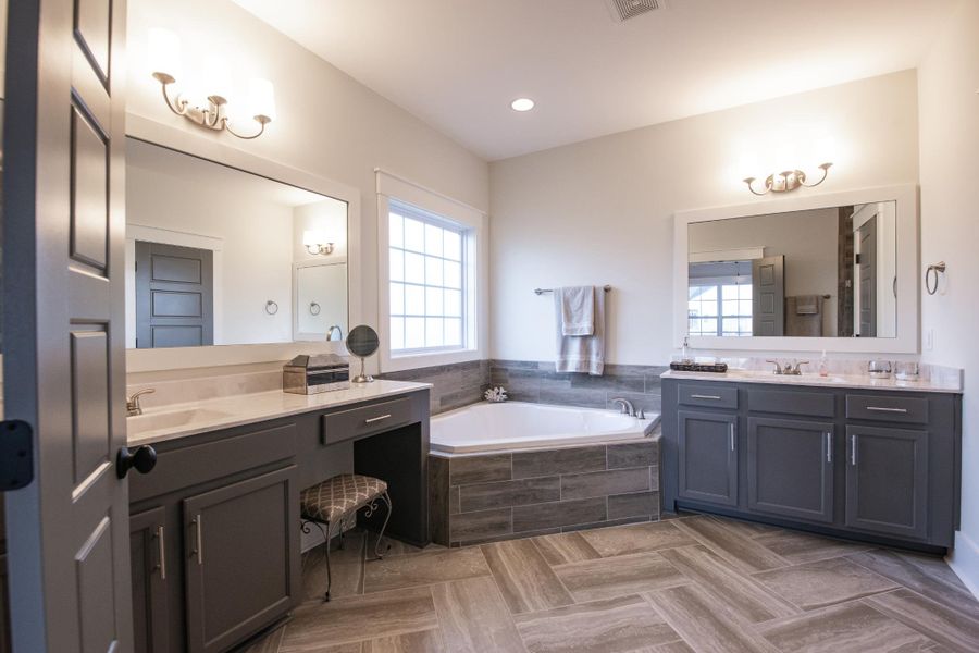 Representative furnished interior of a home built from the Helmsley by Bill Clark Homes in The Sanctuary at Sunset Beach, Sunset Beach (Image 90). Representative furnished interior of a home built from the Helmsley by Bill Clark Homes in The Sanctuary at Sunset Beach, Sunset Beach (Image 90).