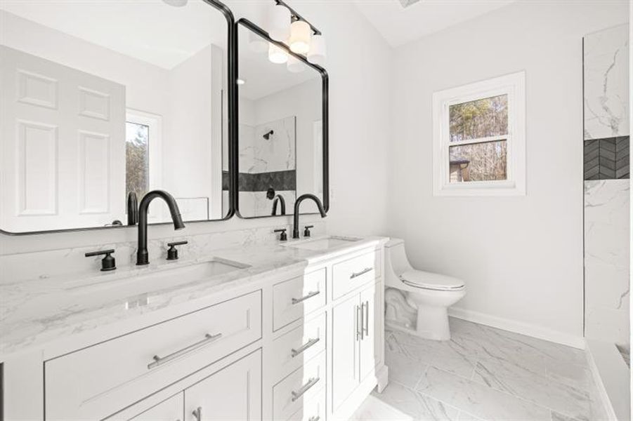 Furnished interior view inside a new home in , Snellville (Image 10).