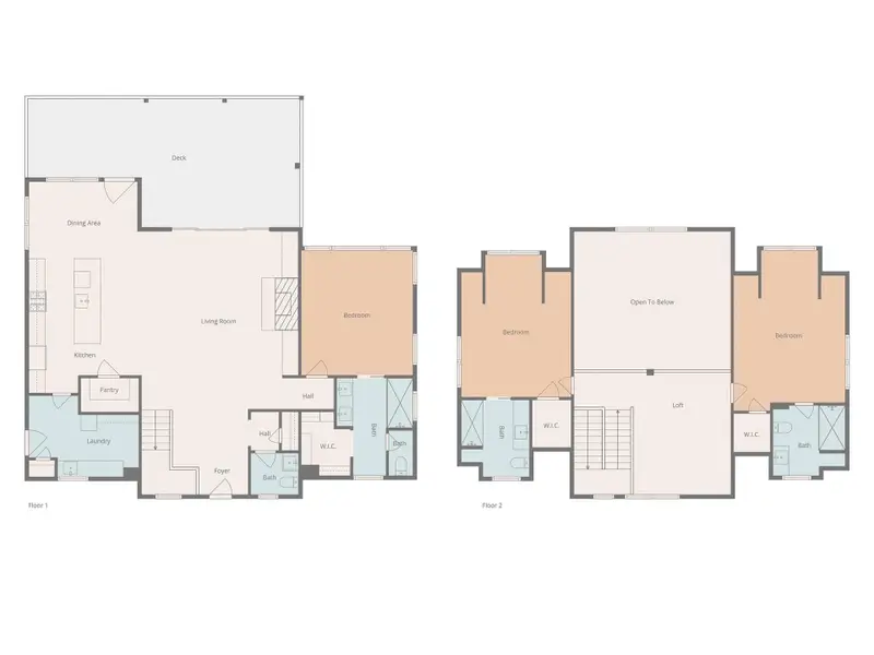 2D floor plan layout of this home in , Brevard, NC (Image 5). 2D floor plan layout of this home in , Brevard, NC (Image 5).