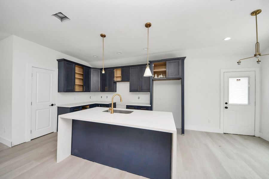 Furnished interior view inside a new home in , Houston (Image 8).