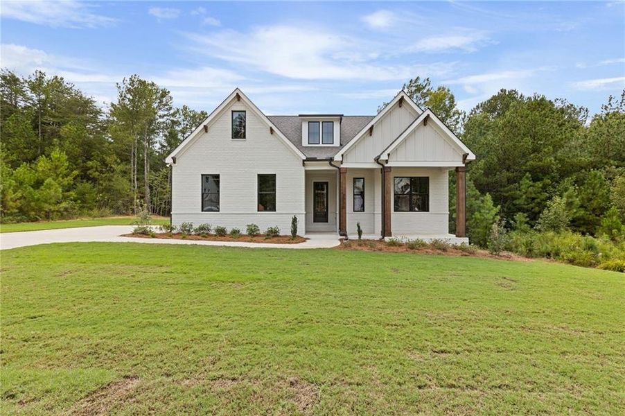 Front exterior of a new home in , Watkinsville, GA, highlighting curb appeal (Image 30). Front exterior of a new home in , Watkinsville, GA, highlighting curb appeal (Image 30).
