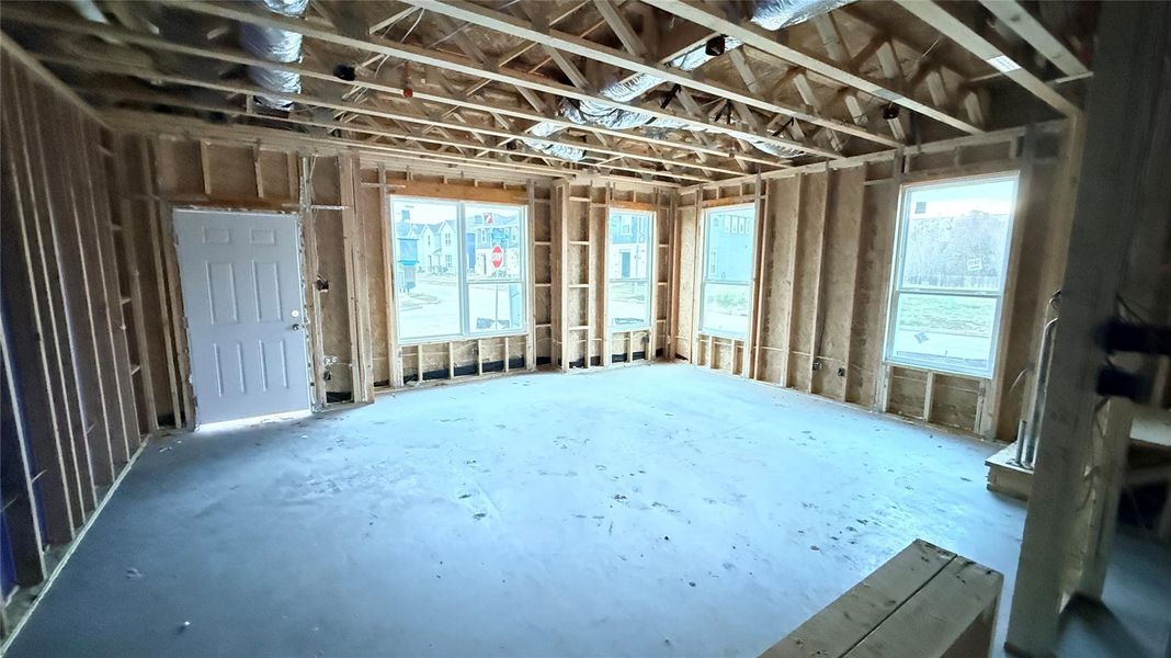 In-progress construction of a new home in , Tomball, TX (Image 9).