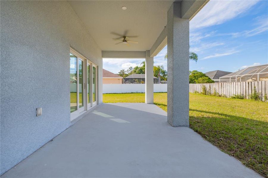 Exterior details and patio area of a home in , Palm Coast (Image 21).